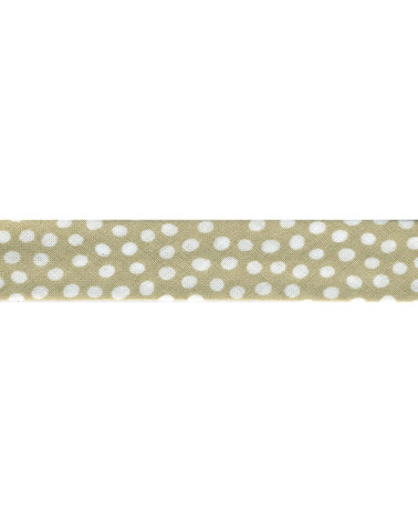 Floppy disk 25m piegato in sbieco pois Beige