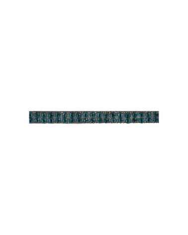 Planchette 10m galon strass thermocollant Vert