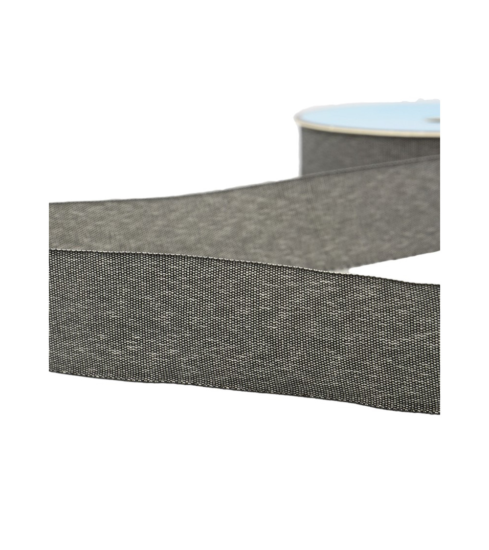 Bobina da 25 m Treccia di denim nero