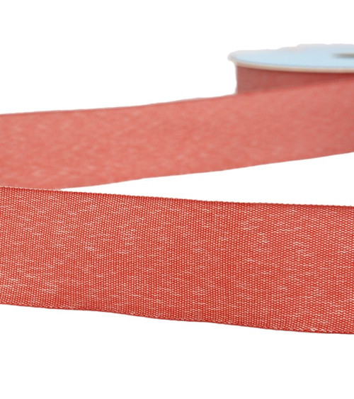 25m reel Burgundy denim braid