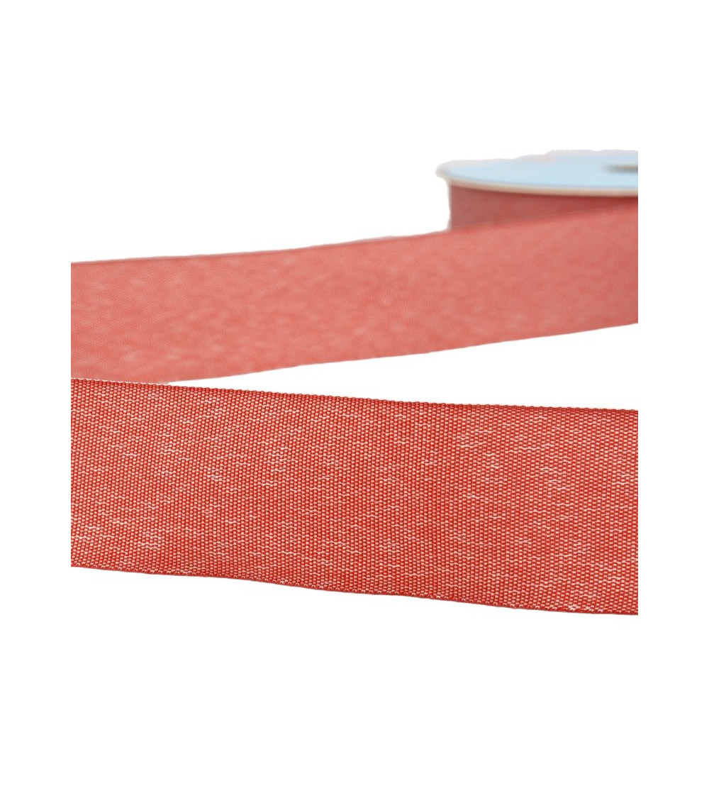 25-m-Spule aus bordeauxrotem Denim