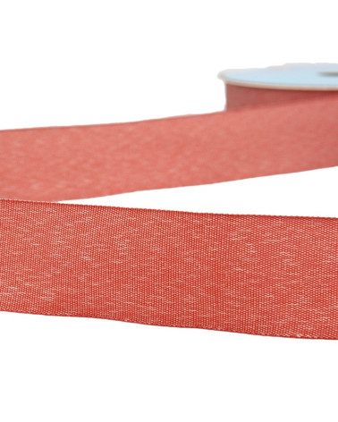 25-m-Spule aus bordeauxrotem Denim