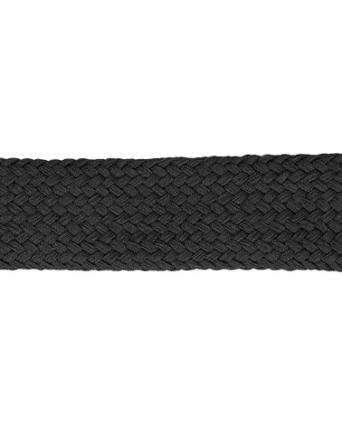 Bobine 20m Tresse tubulaire spéciale sportswear noir