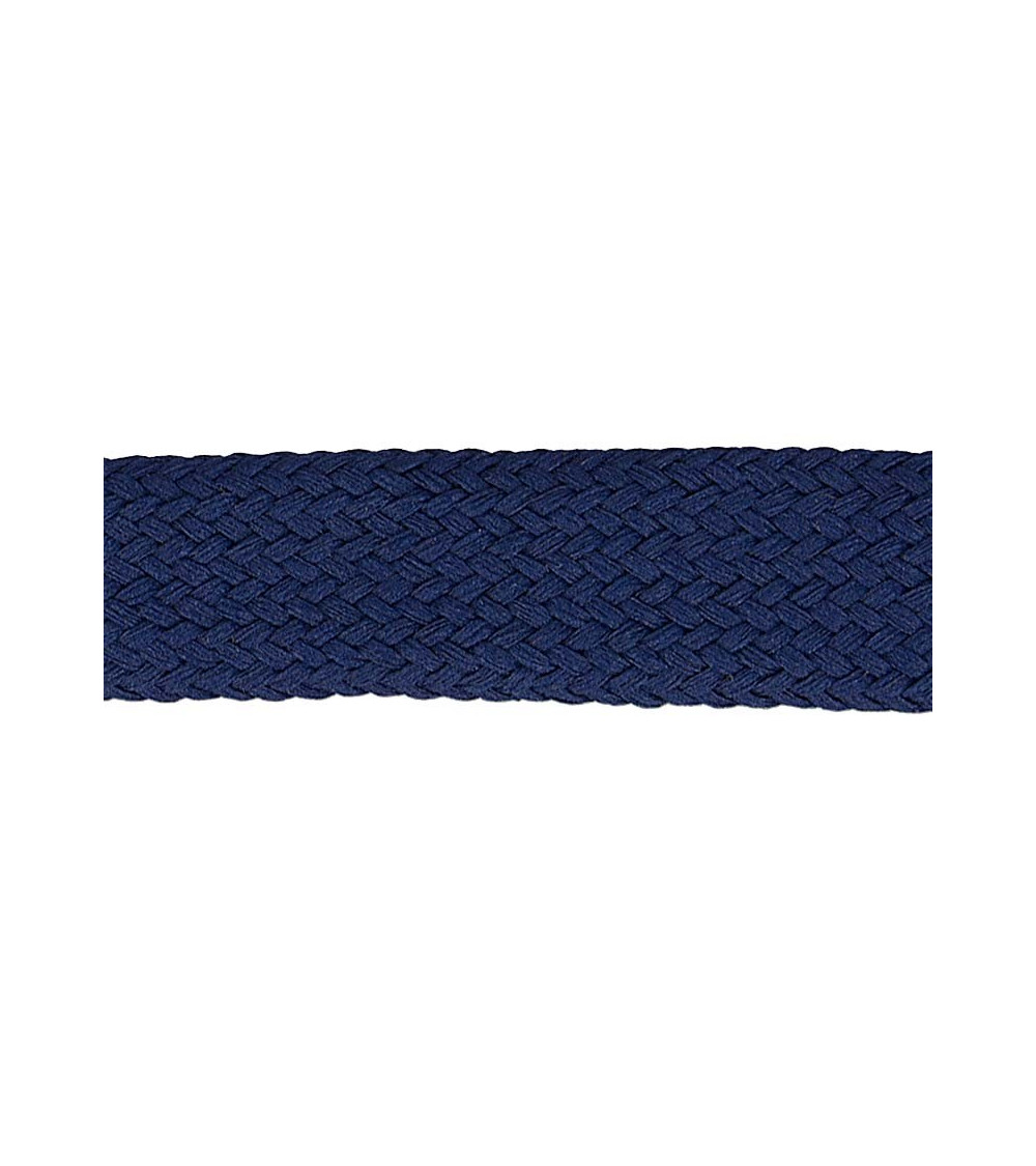 Bobina 20m Trenza tubular especial ropa deportiva azul marino