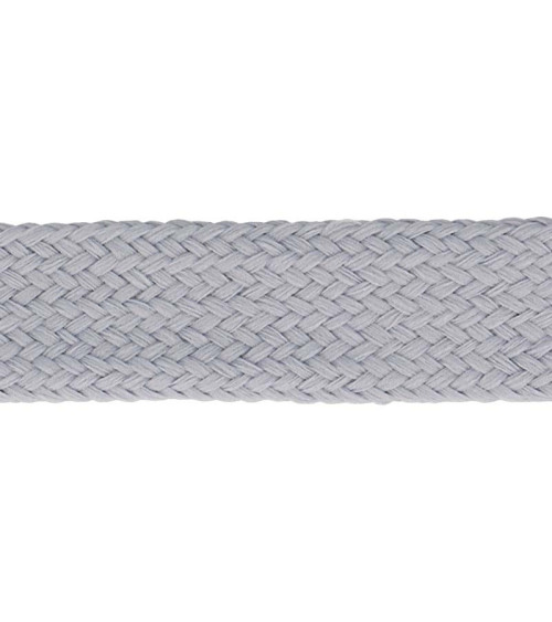 20m reel Special tubular sportswear braid light gray