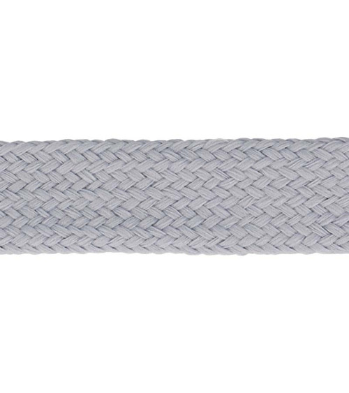 Bobine 20m Tresse tubulaire spéciale sportswear gris clair