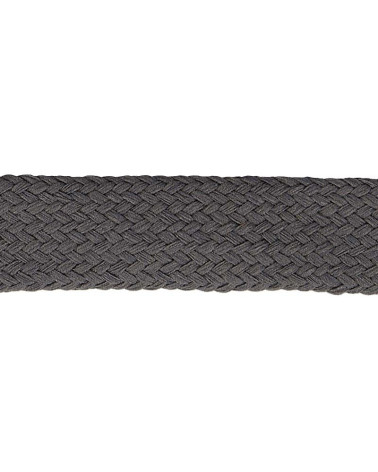 Bobine 20m Tresse tubulaire spéciale sportswear gris noir