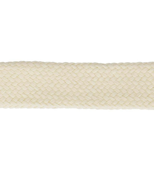 20m reel Special tubular ecru sportswear braid