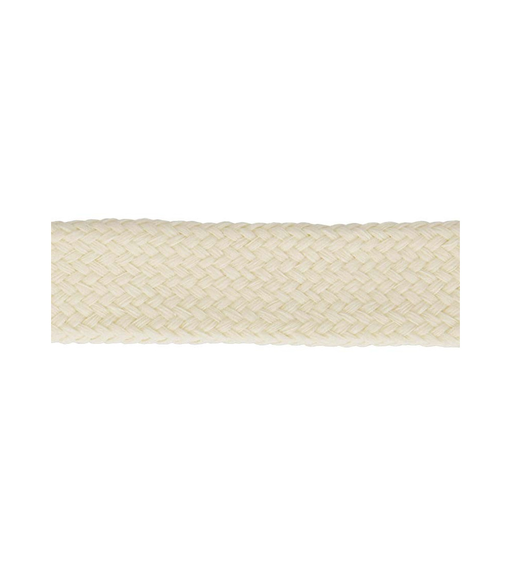 20m spool Special sportswear tubular braid ecru