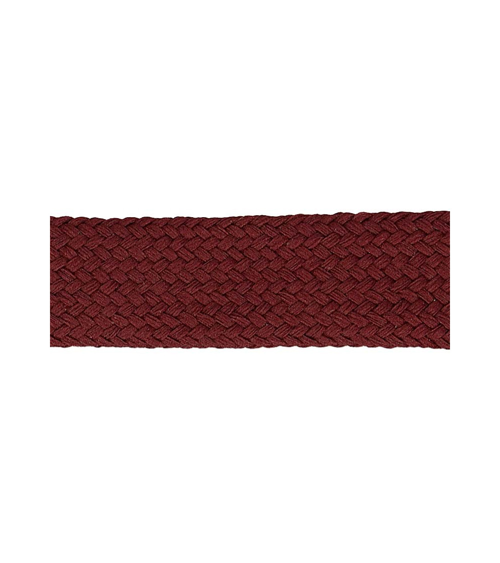 20m spool of special sportswear tubular braid in burgundy
