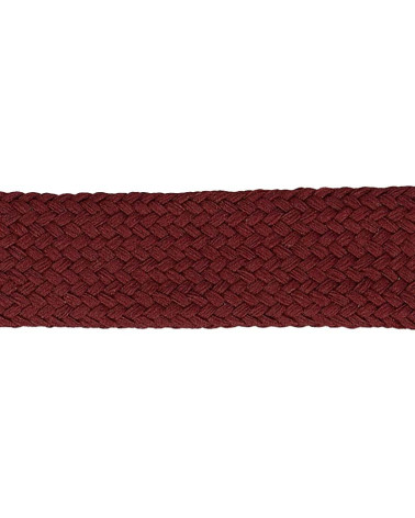 20m spool of special sportswear tubular braid in burgundy