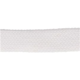Bobine 20m Tresse tubulaire spéciale sportswear blanc