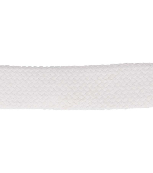 Bobine 20m Tresse tubulaire spéciale sportswear blanc