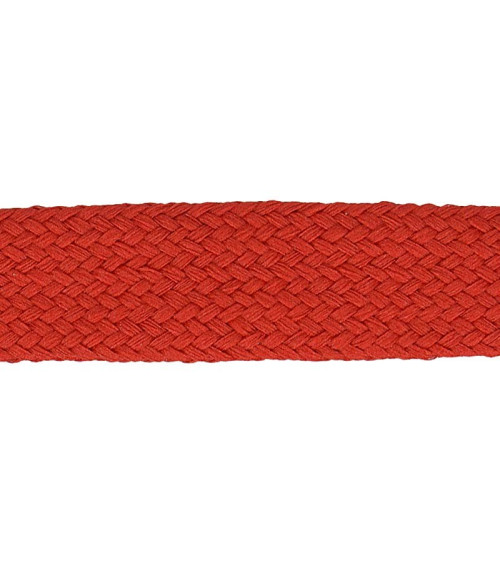 Bobine 20m Tresse tubulaire spéciale sportswear rouge