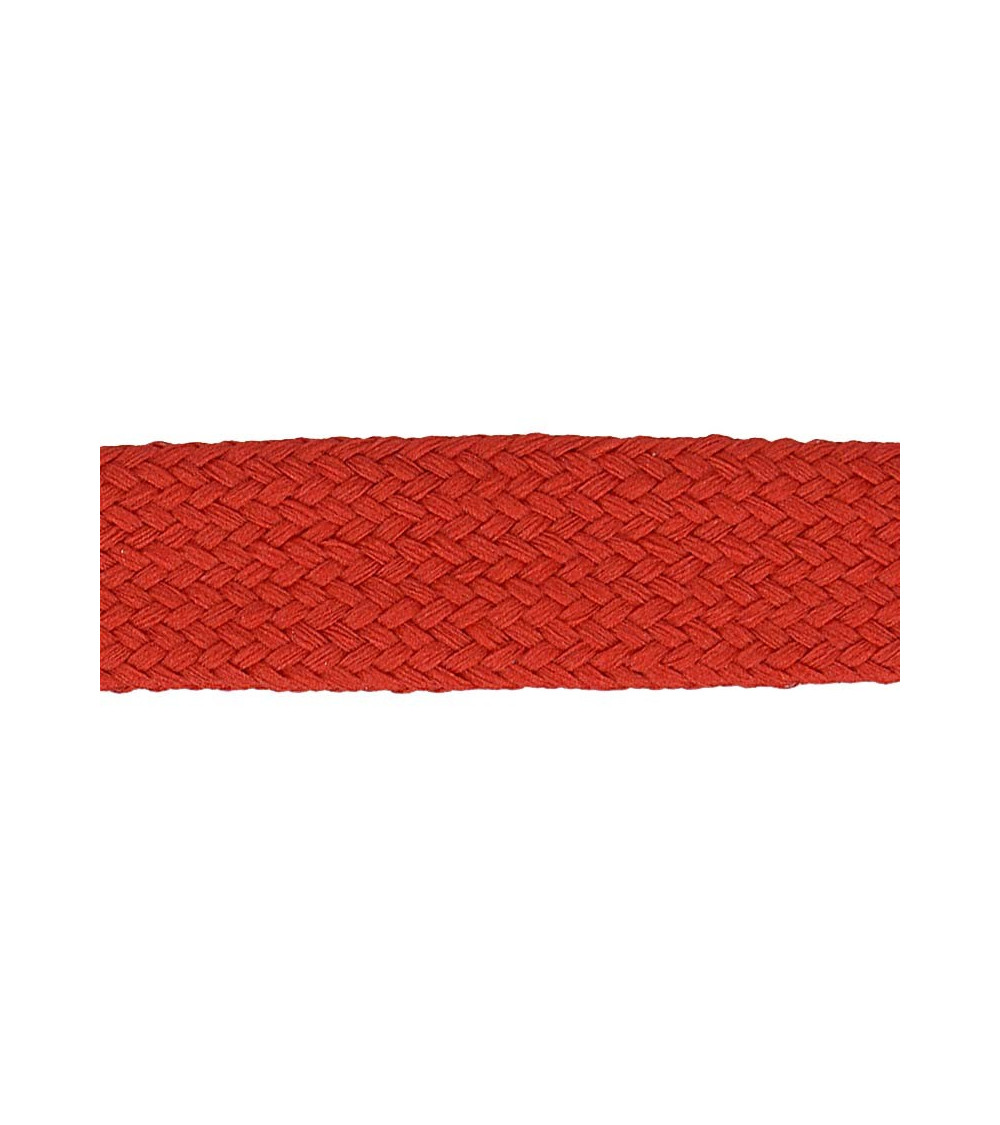 Bobine 20m Tresse tubulaire spéciale sportswear rouge