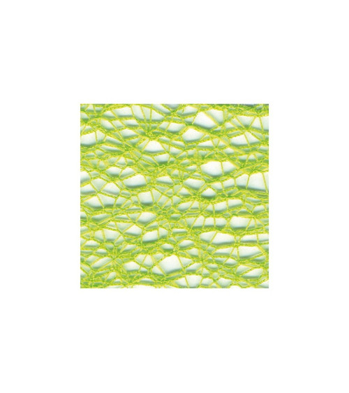 20m reel spider web ribbon 38mm Lime Green