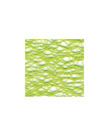 20m reel spider web ribbon 38mm Lime Green