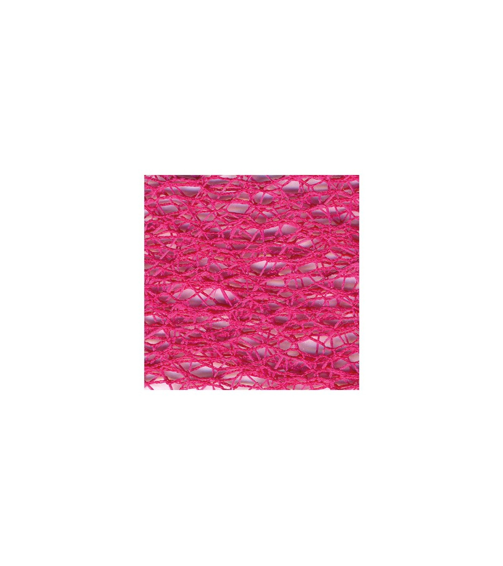 Bobine 20m ruban toile daraignée 38mm Fuchsia