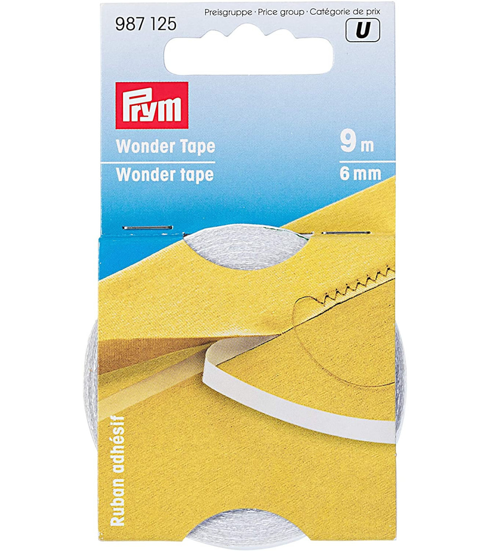 Prym Ruban adhésif pour fixation temporaire 9mx6mm