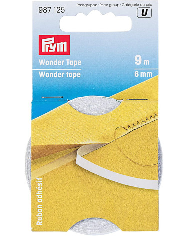 Prym Ruban adhésif pour fixation temporaire 9mx6mm