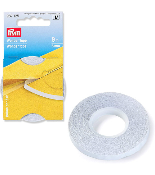 Prym Ruban adhésif pour fixation temporaire 9mx6mm