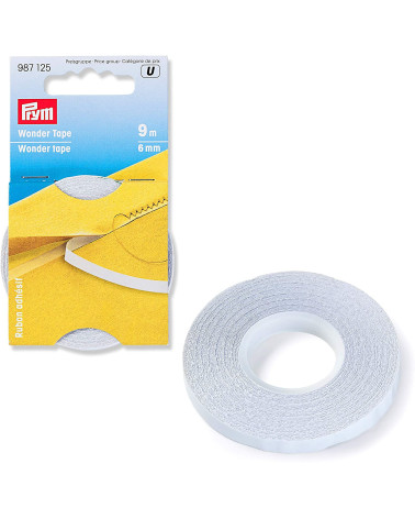 Prym Ruban adhésif pour fixation temporaire 9mx6mm