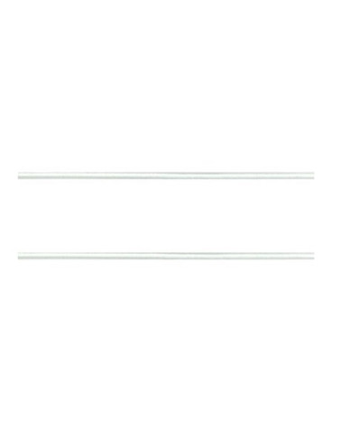 Bobine 50m élastique rond blanc 1mm