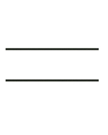 Spool of 50m round black elastic 1mm