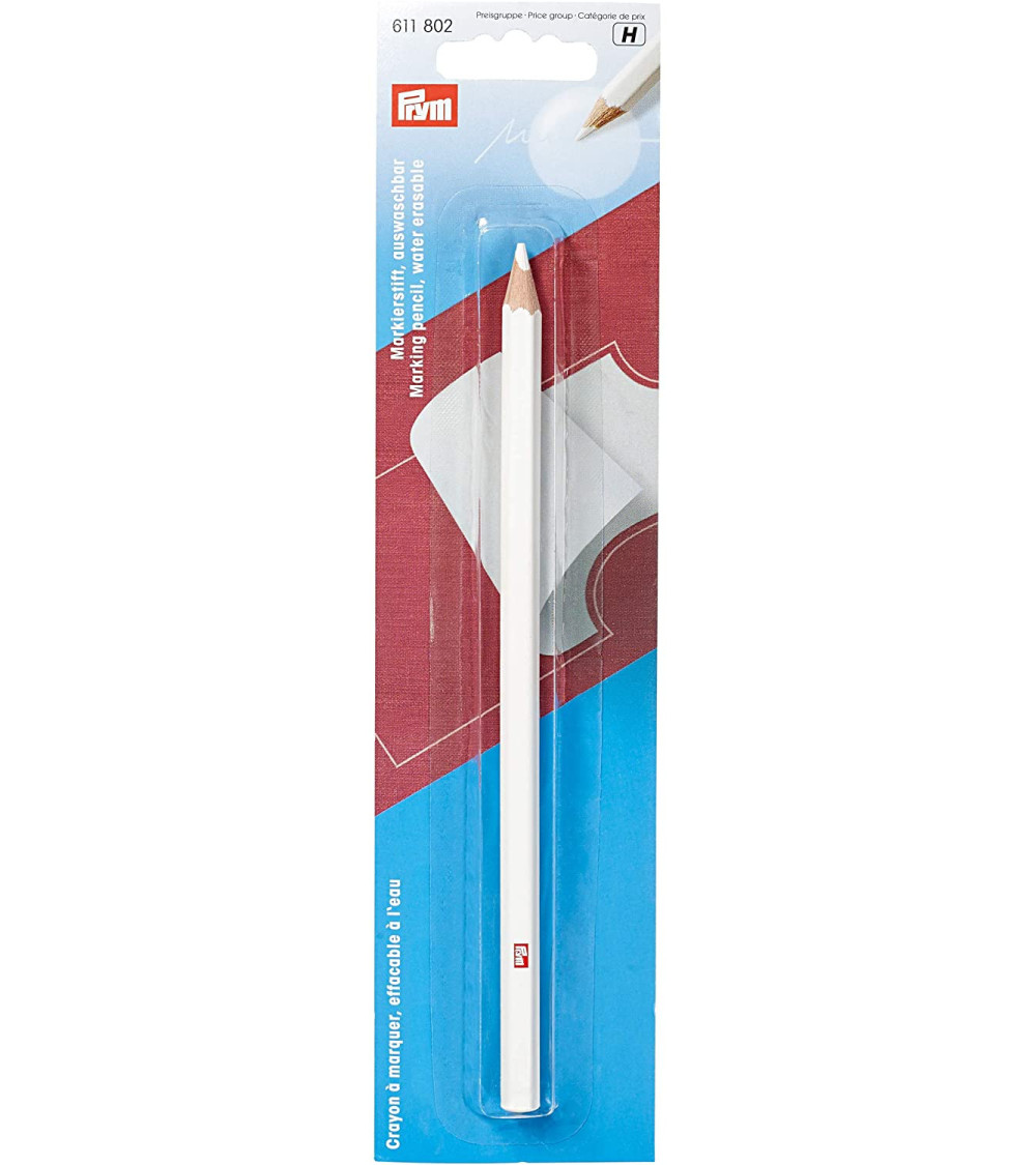 Prym Water-erasable marker pencil white