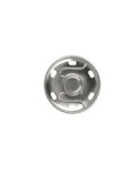 8 boutons pression argent à coudre 13mm