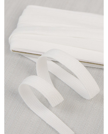 Weiches Gummiband, weiß, 5 m x 5 mm, AZO-frei