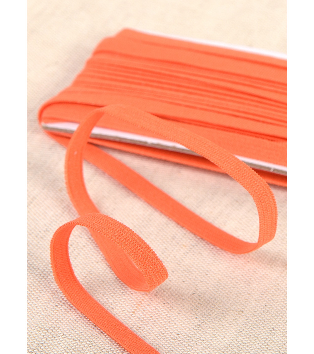 Elastique souple Orange 5mx5mm Azo free