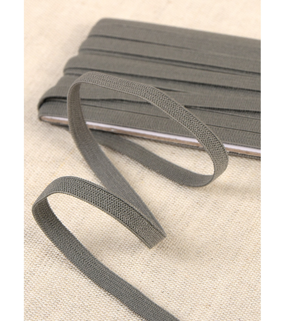 Soft elastic Ash Gray 5mx5mm Azo free