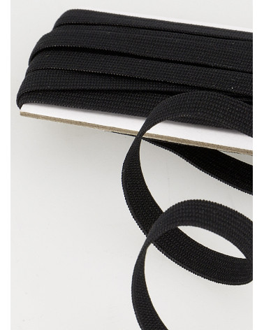 Soft black elastic 5mx5mm Azo free