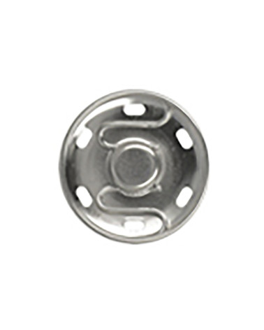 16 7mm silver sewing snap buttons