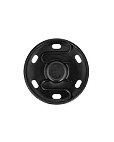 16 bottoni automatici da cucire 9 mm neri