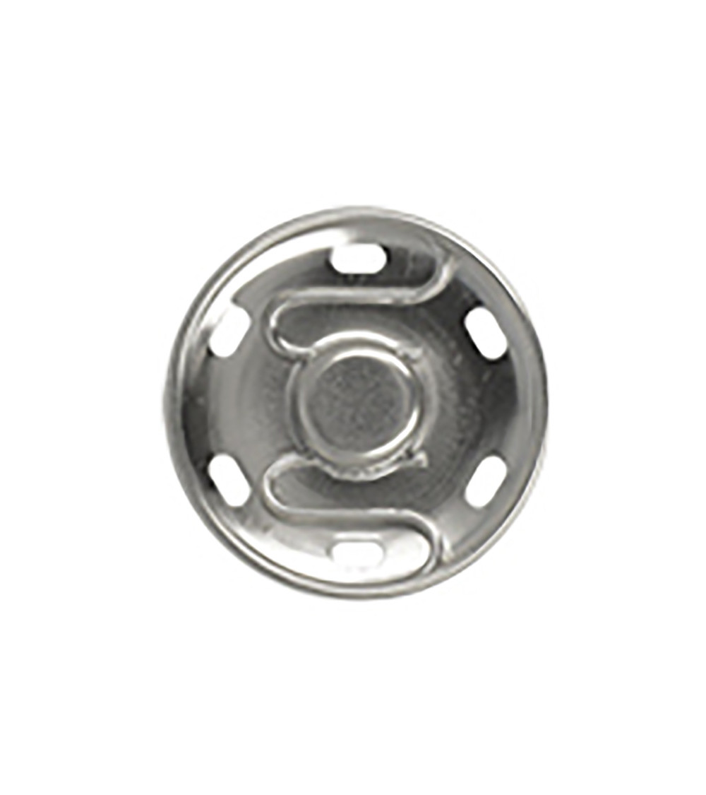 16 bottoni automatici da cucire argento 9 mm