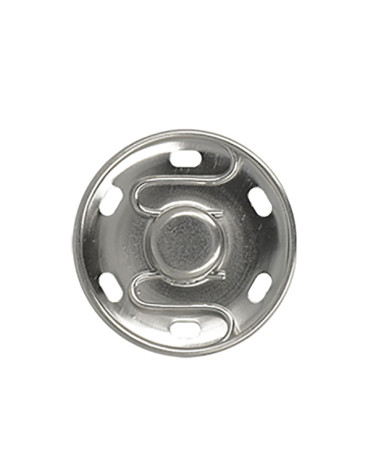 4 snap buttons to sew on 16mm silver