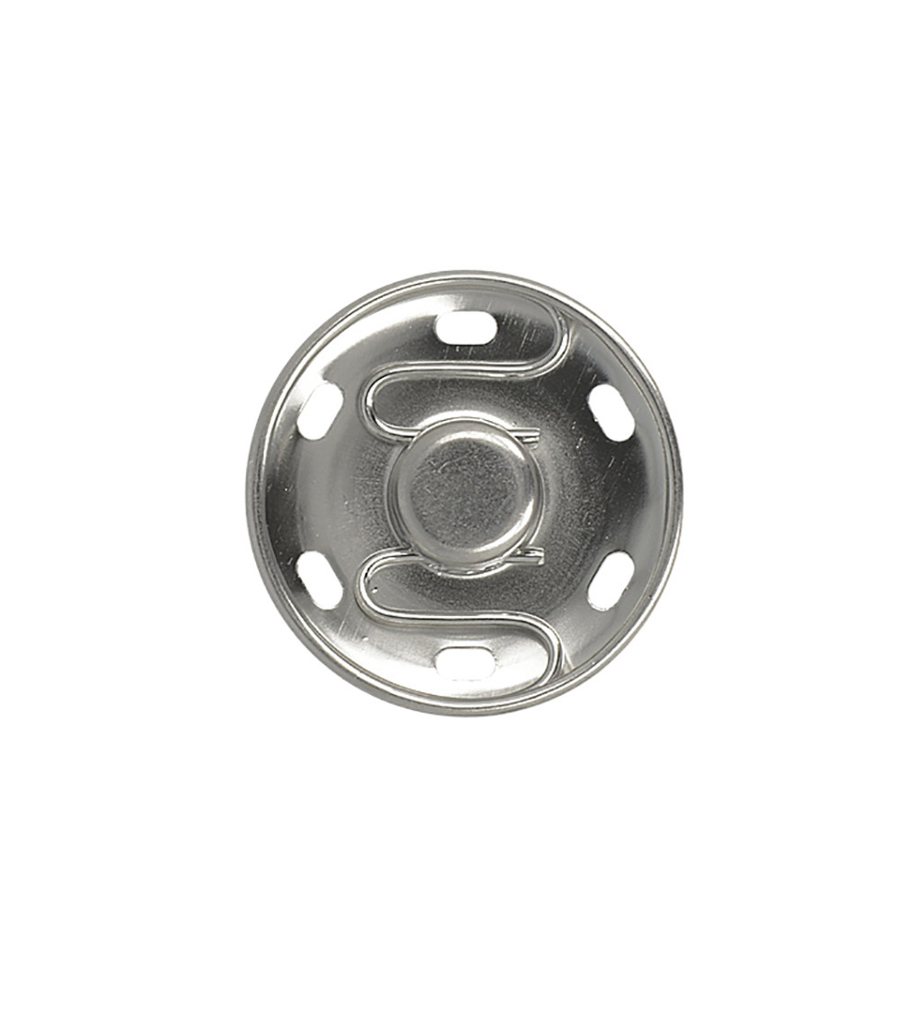 2 botones a presión para coser plata de 30mm