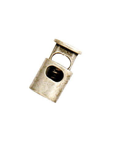 Lot de 2 serres cordons métal argent vieilli