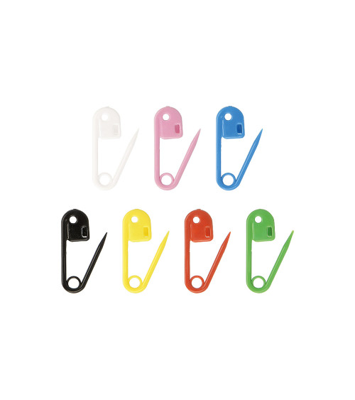 28 perni di marcatura in plastica da 24 mm multicolori