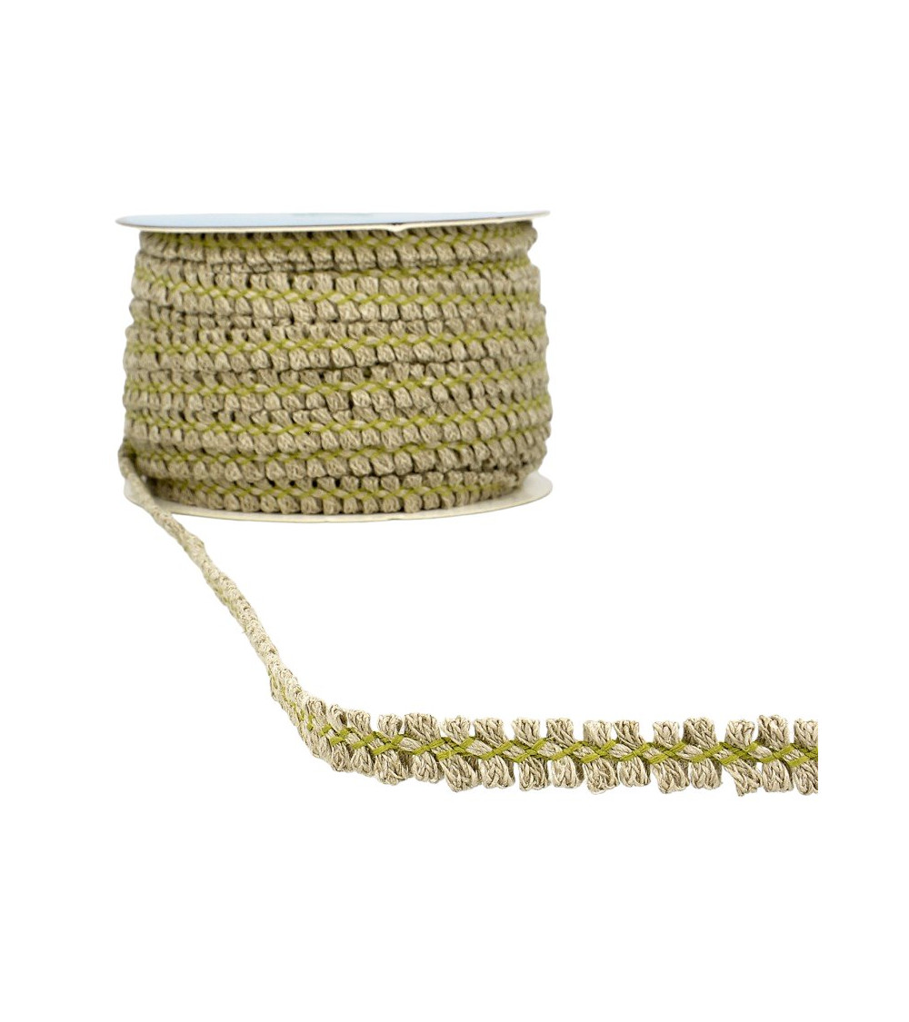 25m reel Dress braid 9 mm Anise Green