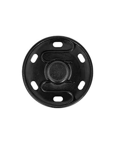 4 bottoni automatici da cucire 16 mm neri