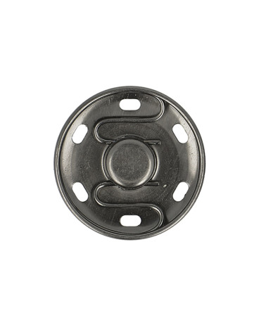 2 bottoni automatici da cucire 30 mm neri