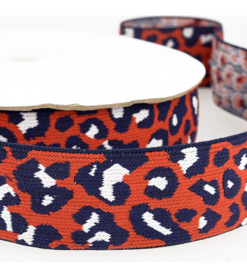 Bobina da 15 m Panther elastico 40 mm Blu navy