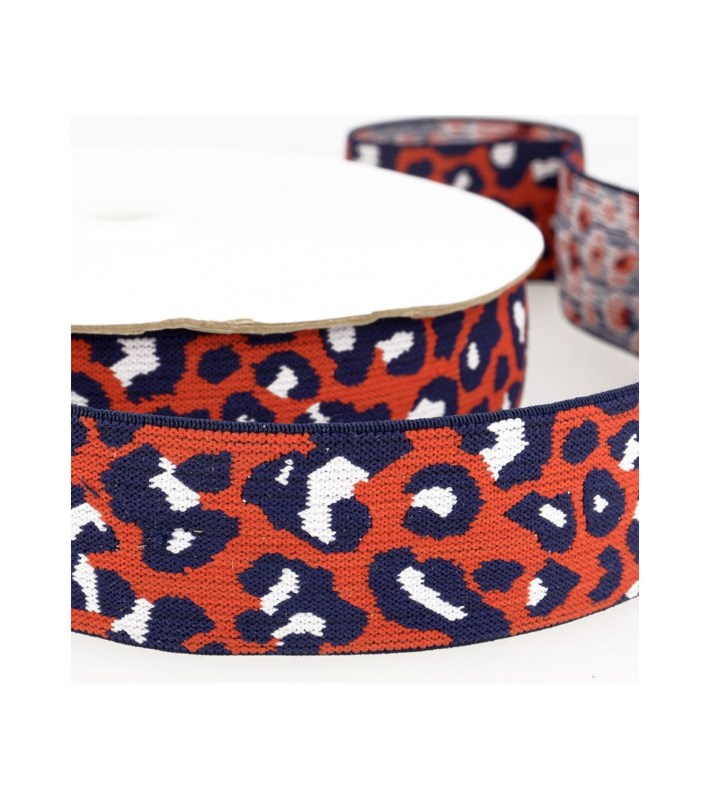Bobina da 15 m Panther elastico 40 mm Blu navy