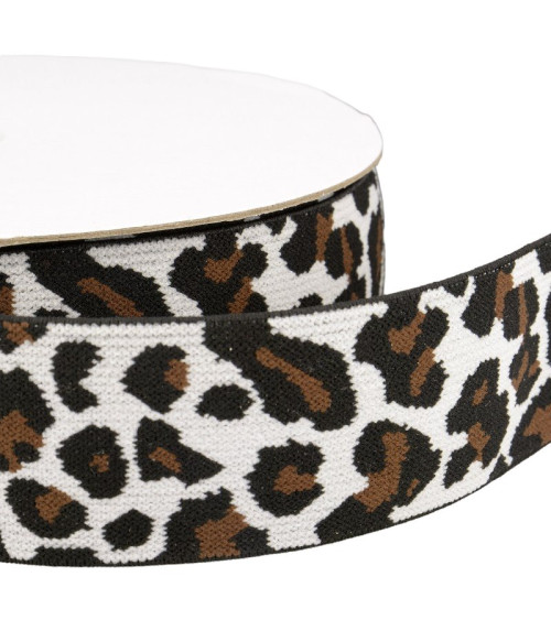 Bobina da 15m Panther elastico 40 mm Marrone