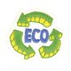 Lot de 3 écussons thermocollants éco friendly tissu bio eco 7cm x 5cm