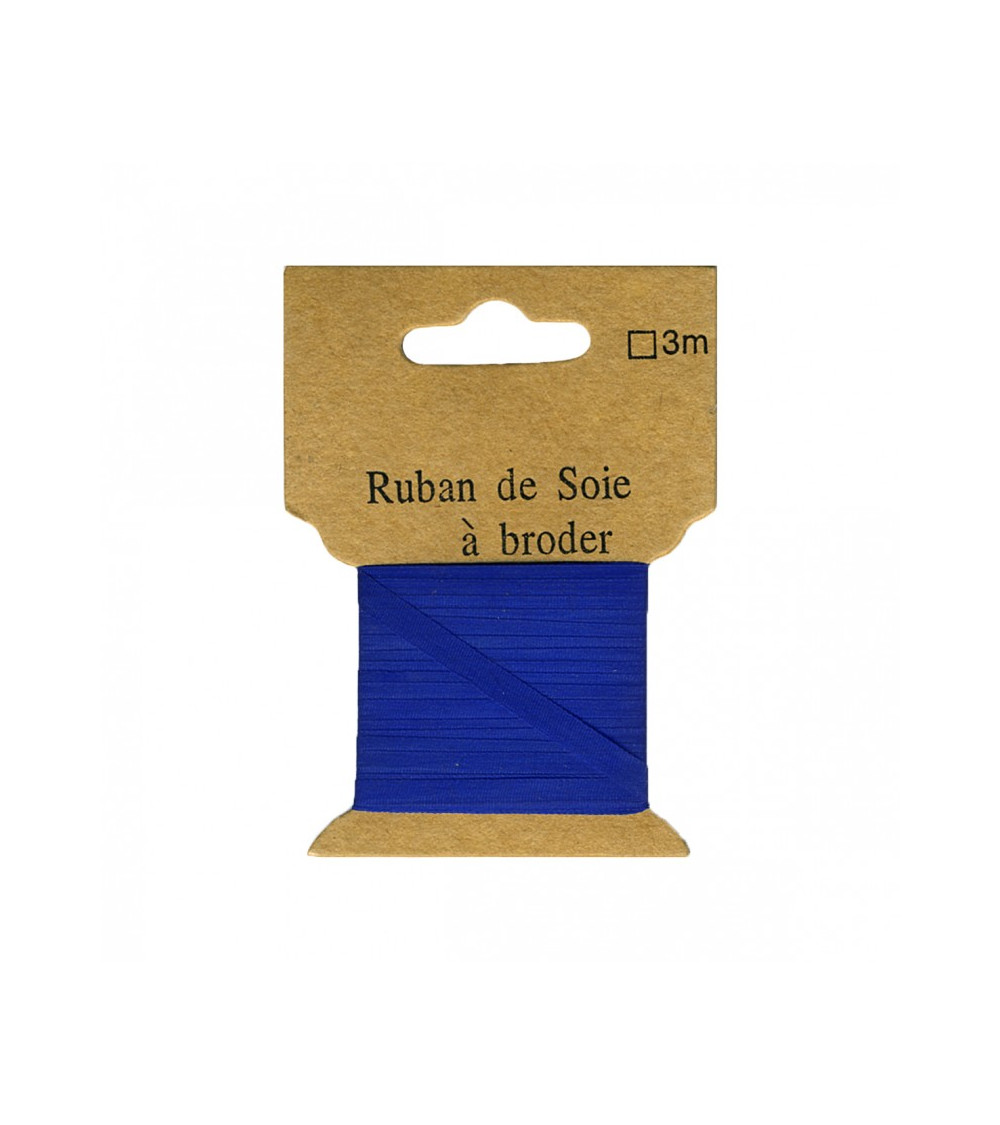 Cinta de seda para bordar 4mm de 3 metros Cassis