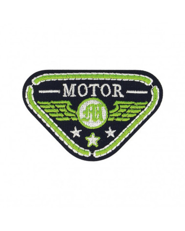 Stemma degli sport motoristici toppa termoadesiva 4x5 cm